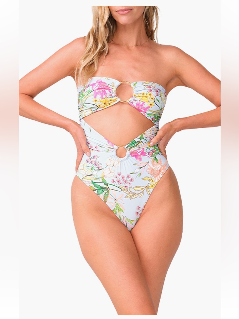 PQ Swim Floret Ring One-Piece Swimsuit